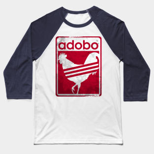 Filipino Baseball T-Shirt - Pinoy Shirt Distressed Chicken Adobo Filipino Shirt by Dailygrind